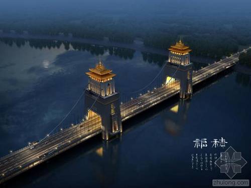 万福大桥效果图